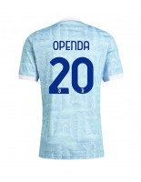 Moške Nogometnih dresov Juventus Lois Openda #20 Gostujoči 2025-26 Kratki rokavi Moške Nogometnih dresov Juventus Lois Openda #20 Gostujoči 2025-26 Kratki rokavi